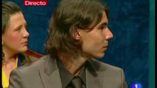 Rafa Nadal recibe el premio "Prínicipe de Asturias" del deporte 2008