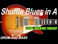 Blues in a  drum and bass  backing track