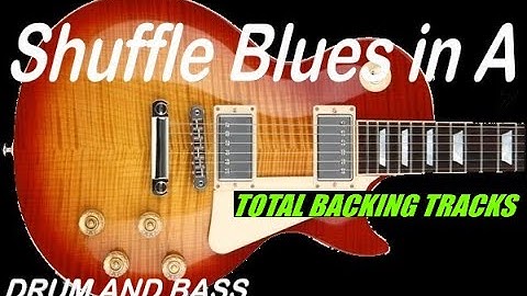 Blues in A  DRUM and BASS  Backing Track