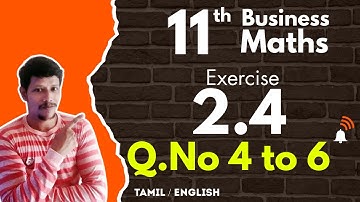 11th business maths exercise 2.4 4th sum 5th sum 6th sum | permutations | chapter 2 | Algebra 2023
