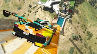 TOBOGÁN EXTREMO EN PISCINA - CARRERA GTA V ONLINE - GTA 5 ONLINE TOBOGÁN EXTREMO EN PISCINA - CARRERA GTA V ONLINE - GTA 5 ONLINE