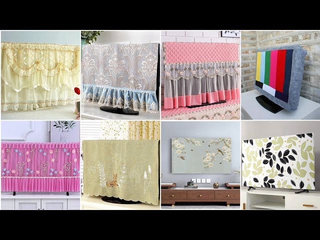 Latest Led LCD TV Cover Design | Best LED TV Cover | TV Dust Cover Ideas | TV Decoration ideas #tv class=