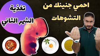 تغذية الحامل في الشهر الثاني (احمي جنينك من التشوهات بالتغذية)