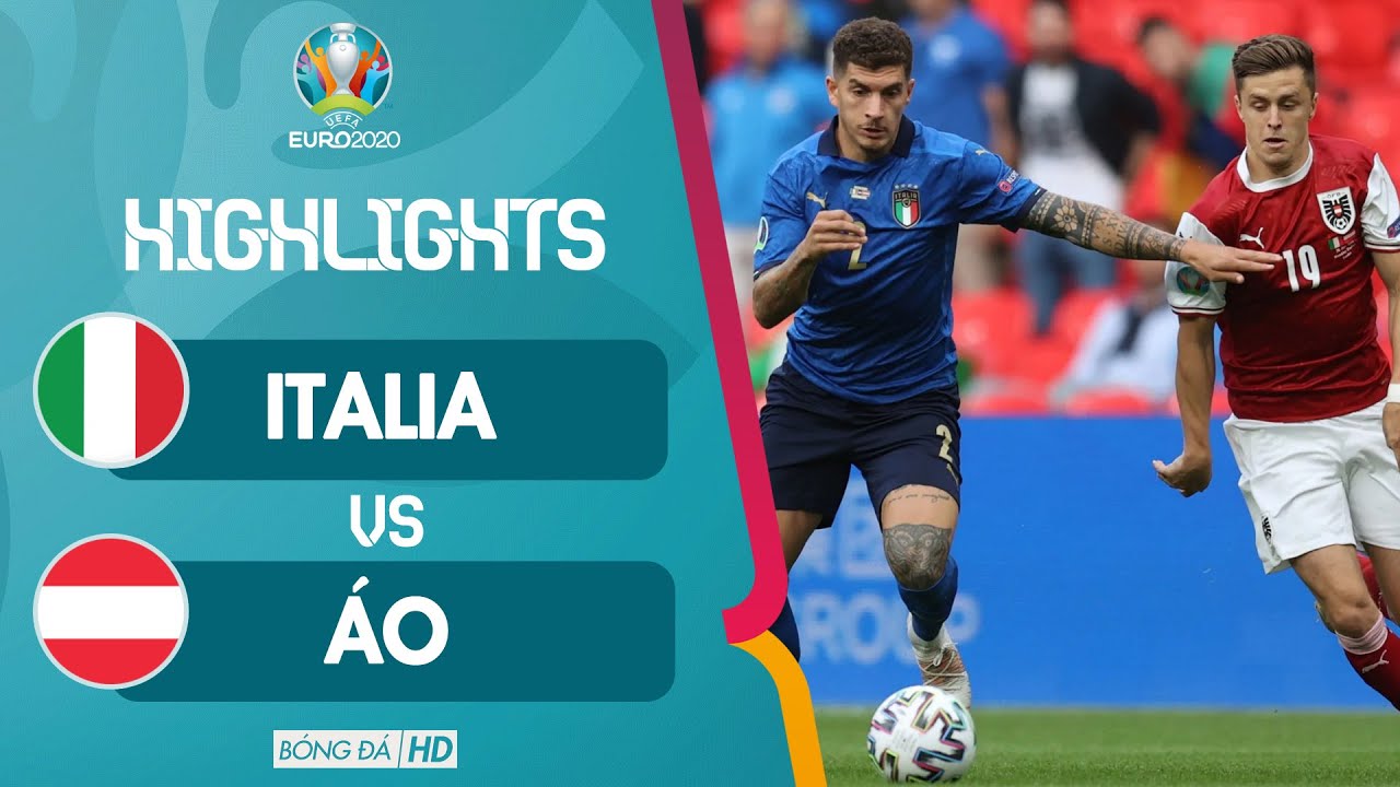 Highlights Italia vs Áo l Máy Dập Italia Không Thể Xuyên Thủng Hàng Thủ Áo