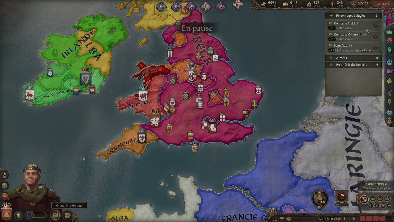 [Crusader Kings III] Objectif Royaume de la Mer du Nord avec Rollon Ep 5