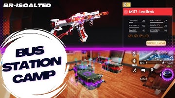 BEST CAMPING SPOT CODM - CODM BUS STATION CAMP -COD MOBILE ENEMY RUSH #CODM #codmobile #ytshorts