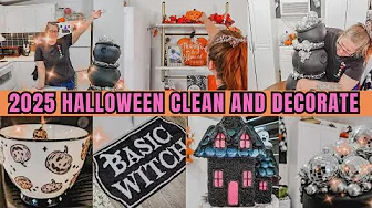 2025 HALLOWEEN CLEAN AND DECORATE WITH ME KIMI COPE