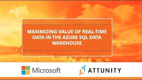 Maximizing Value of Data in the Azure SQL Data Warehouse