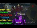 🕹️Black Ops 6 🎮​The Best Way To Unlock zombies Camo 🤗Fast and Easy 😎​​