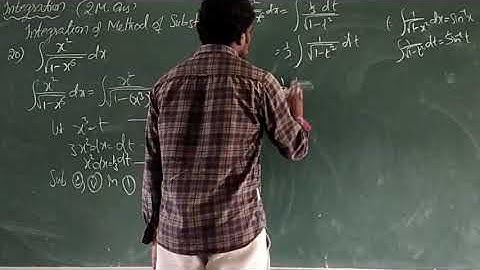INTEGRATION Part4 by NAGARAJU Sir//2nd yr MathsIIB//Sbstitution method 2Marks qns