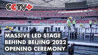 Massive LED Stage Behind Beijing 2022 Opening Ceremony