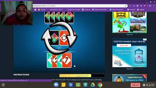 Playing crazy eights (Coolmath game)