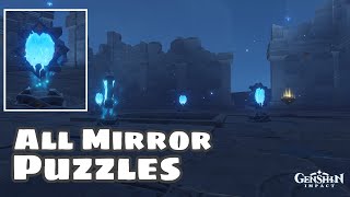 All Mirror Puzzles Enkanomiya Genshin Impact