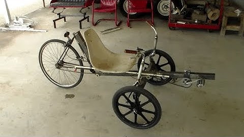 Recumbent Reverse Trike Build part 1
