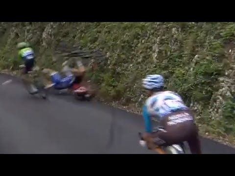 Video: Richie Porte Tour de France-dan daşlara çatmamış qəzaya uğradı