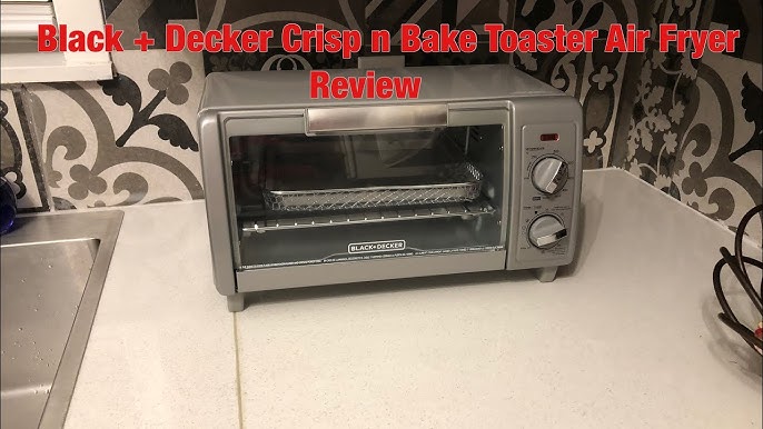 BLACK DECKER 6 Slice Crisp N Bake Air Fry Toaster Oven TO3217SS to remove  sublimation｜TikTok Search