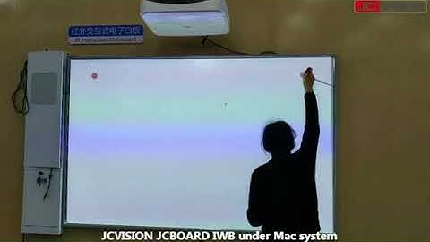JCVISION JCBOARD Interactive Whiteboard Calibration under Apple Mac System
