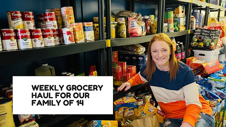 FAMILY OF 14 WEEKLY GROCERY HAUL