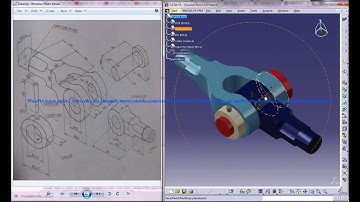Catia V5 Tutorial|Product Engineering Design|How to Create Knuckle Joint(Easy Steps Beginners)|P7