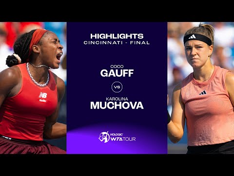 Coco Gauff vs. Karolina Muchova | 2023 Cincinnati Finals | WTA Match Highlights