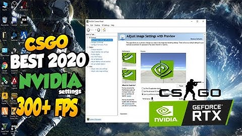 NVIDIA BEST [2022] SETTINGS CSGO 300+ FPS