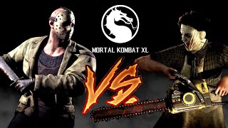 Mortal Kombat X Jason против кожаное лицо