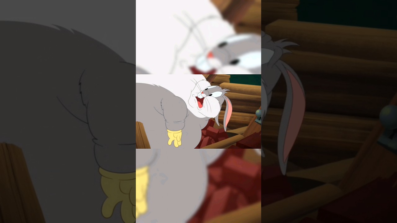 Bugs bunny ate too many carrots 🥕 🥕 
