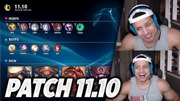 TYLER1 REACTS TO PATCH 11.10 NOTES