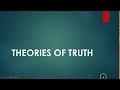 Theories of Truth