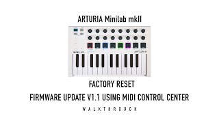 Arturia update MiniLab 3 firmware