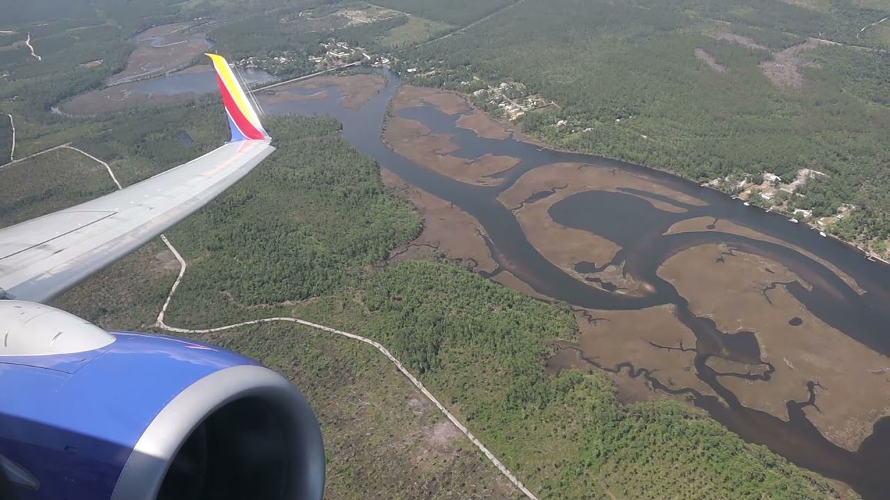Awesome CFM56 action! Southwest Airlines N8545V Boeing 737-800 takeoff @ ECP