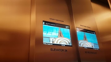 1975 Otis (Modernised 2017 by Otis) Elevator @ Ritz Carlton in Chicago