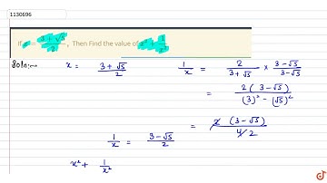 If `x=(3+sqrt(5))/2,` Then Find the value of `x^2+1/x^2`