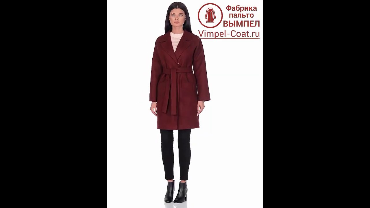 Пальто женское Dixi Coat 3155-115. Пальто Фаберлик. Купить темно бардовое пальтоелема. Вымпел фабрика пальто