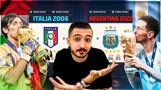 ITALIA 2006 VS ARGENTINA 2022 SU FIFA!