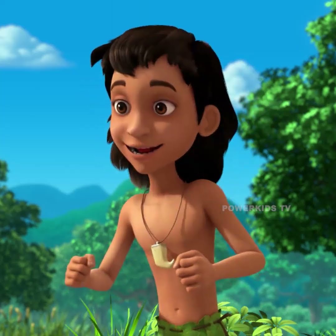 EK AUR INSAAN KA BACCHA??? #powerkidsshorts #junglebook #mowgli #junglebookinhindi #baloo