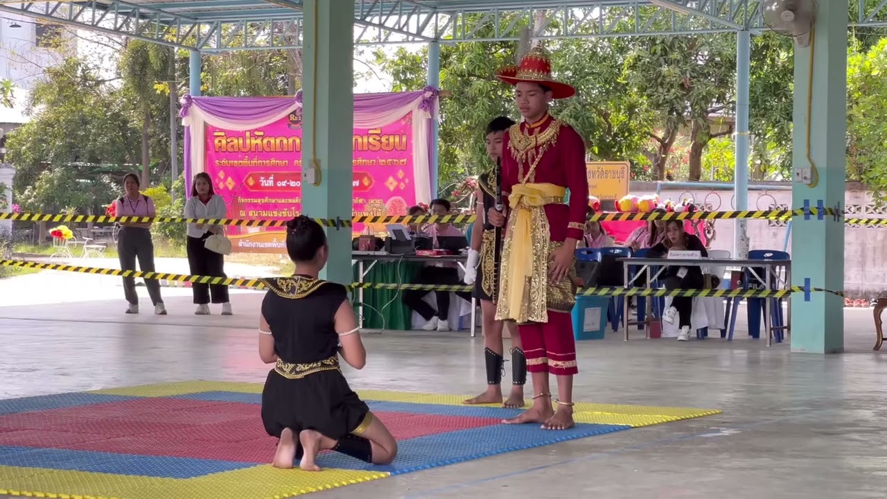 คีตศิลป์มวยไทย โรงเรียนวัดนางแก้ว