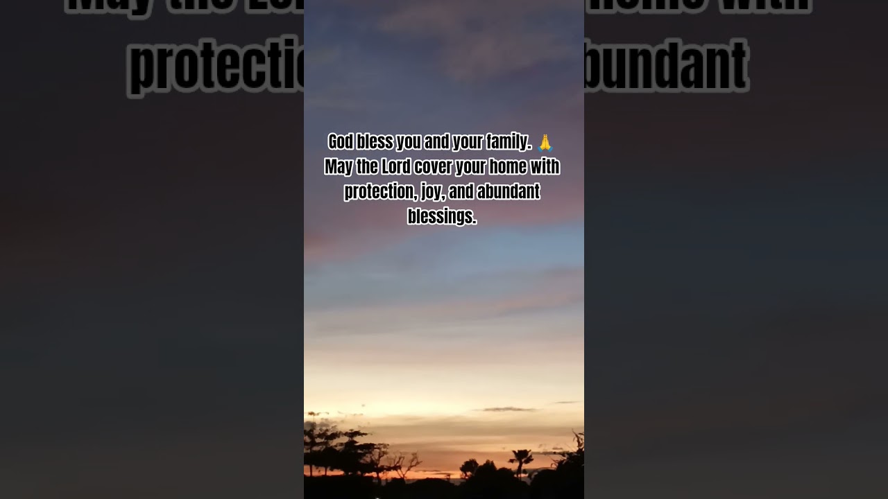 Божьих благословений вам и вашей семье! 