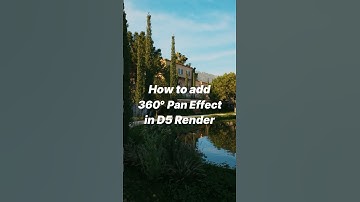 Create a Pan Effect in D5 Render effortlessly with camera movement templates. ✨