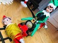 Help bad elf rides train crash