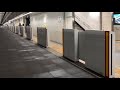 【埋められた線路】開いたままのホームドアが並ぶ東京メトロ有楽町線の豊洲駅にて