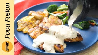 Pitik Tarragon gaya restoran
