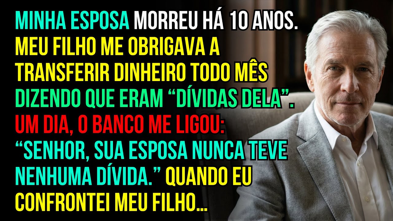 Minha Esposa Morreu Há 10 Anos. Todo Mês Eu Transferia Dinheiro Para Pagar “As Dívidas Dela”. Um Dia