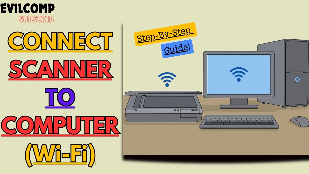 How to Connect Scanner to Computer (Wi-Fi) - YouTube
