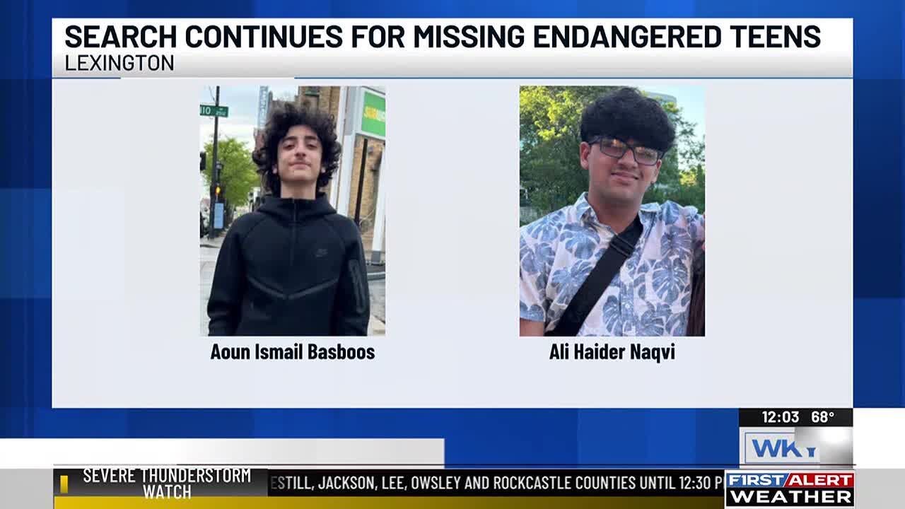 Search continues for missing teens who are believed to be in danger ...