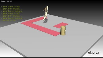 Robot grasping simulation in AGX Dynamics
