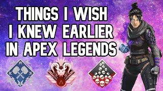 30 things I wish I knew earlier in Apex Legends, BEST TIPS (Controller/KBM)