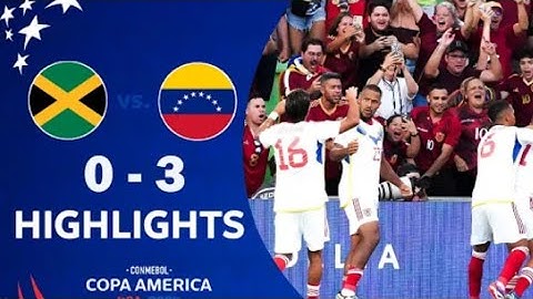 VENEZUELA vs. JAMAICA 3-0 Goles y Resumen COMPLETO | Copa América 2024