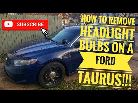 How to Replace Headlight Bulbs on a Ford Taurus 2013-2019!!!