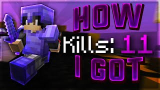 How I Got 11 Solo Kill Corrupted Game On Garage [Hypixel Skywars]